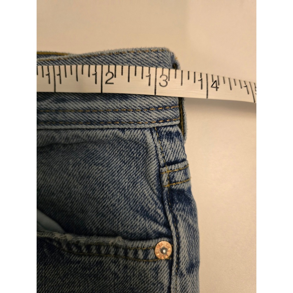 We The Free Mid Rise Straight Leg Distressed Jeans Women Size 24 - Picture 6 of 11